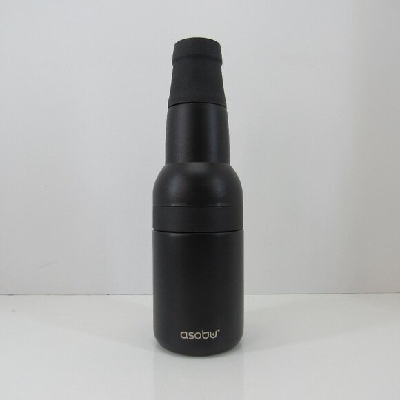 asobu Frosty Beer Holder 2 Go Vacuum Insulated Double Walled Stainless Steel - Picture 1 of 10